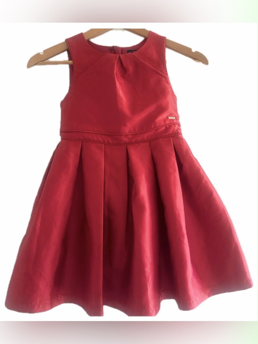 Autograph Red Satin Occassion Dress - Picture 3 of 11